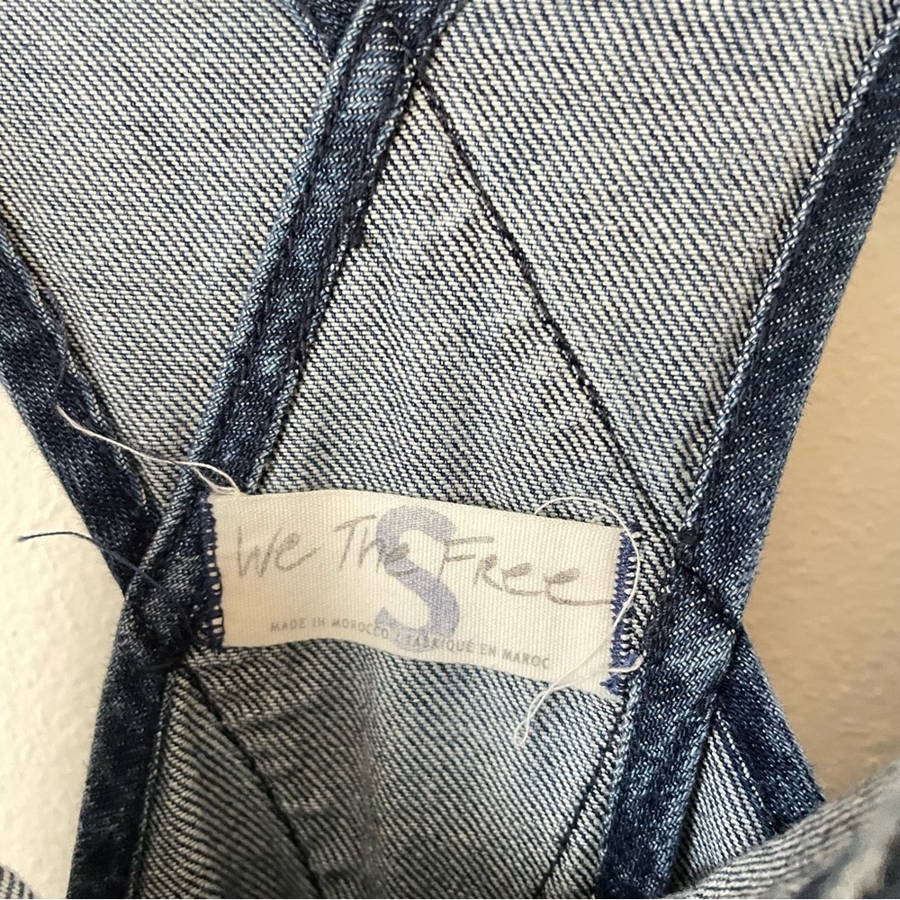 Free People Blue Denim Jumpsuit - Picture 6 of 7